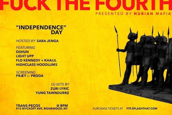 Nubian Mafia Launch #FuckTheFourth Movement w/ Event f. Oshun, Zuri Marley + More